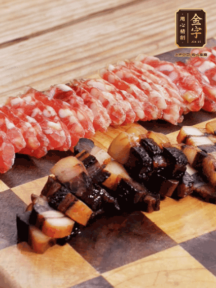 金字二八臘腸、金字醬油肉切薄片